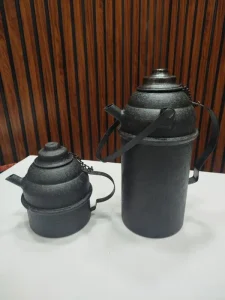 کتری و قوری آتشی ۳ لیتری طرح شامورتی